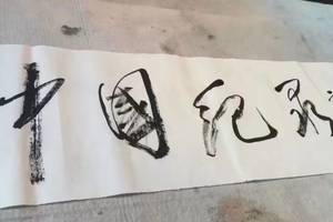 中国毛体书法界代表人物宋明政赞扬《中国纪录》关于疫情的报道