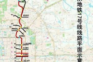 北京地铁17号线线路规划图