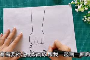 抗击病毒手抄报,教小学生画出简洁又好看的中国加油手