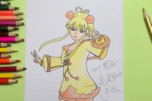 儿童手绘教程:叶罗丽亮彩仙子卡通简笔画,你喜欢吗?