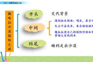 小学语文五年级下册《习作:神奇的探险之旅》图文详解 范文指导