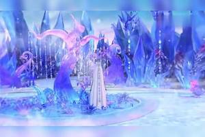 精灵梦叶罗丽冰公主的冰雪世界太美了,只可惜即将消失