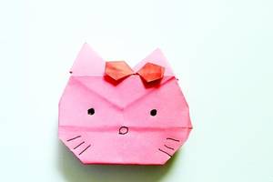 折纸王子折纸hellokitty凯蒂猫,儿童手工,动手动脑简单易学
