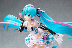 【手办】初音未来 赛车初音 racing miku 2019 侧身主视觉图手办