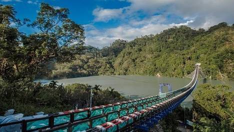 探访桃园新溪口吊桥，邂逅一场山光水色