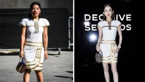 古力娜扎撞衫泰国公主，终于见识了女星和贵族的差距有多大了！