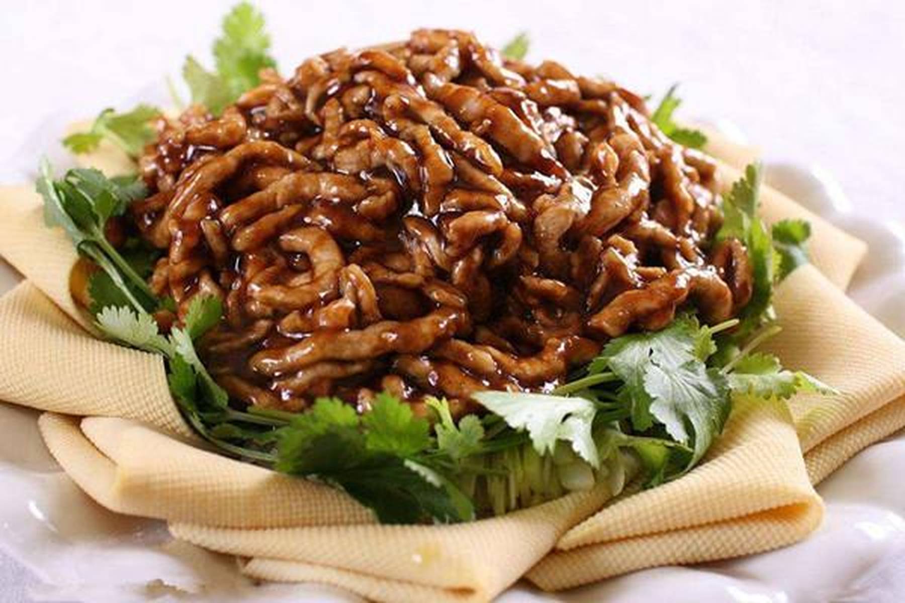 京酱肉丝酱香味十足，实在太好吃了