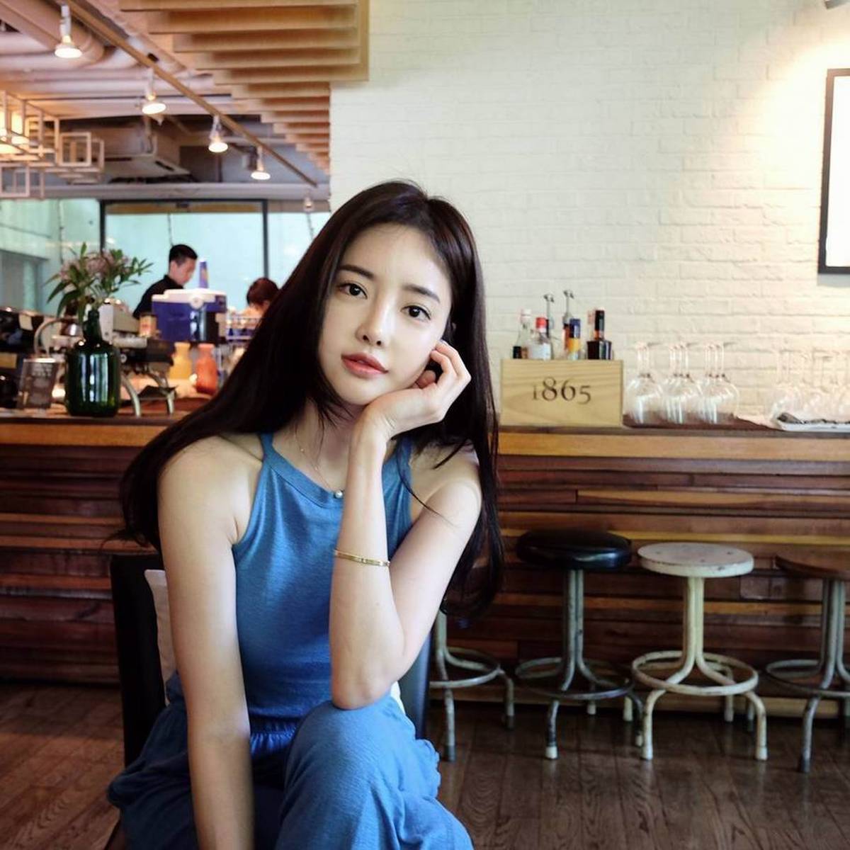 韩国气质女神ban seo jin时尚迷人街拍图片