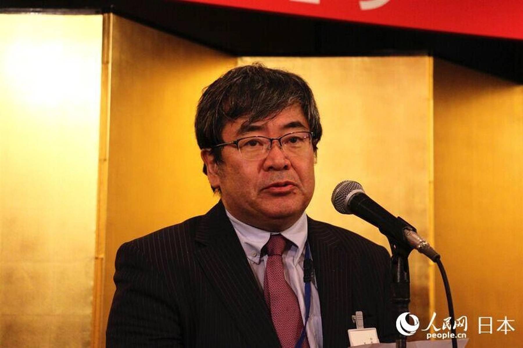 解放军代表团访日 日方举办欢迎招待会