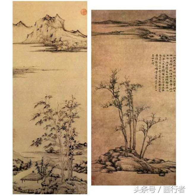 重度洁癖处女座画家 倪瓒山水画作品欣赏 高清