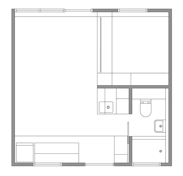 24平米小公寓居然还能这么设计?
