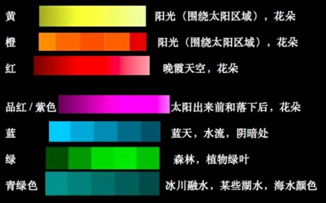 日出之前(blue hours)天空出现品红/粉红色的色调,像是花朵(牵牛花)也