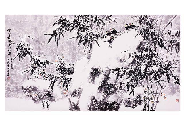 竹韵兰馨-画家李永亮作品赏析