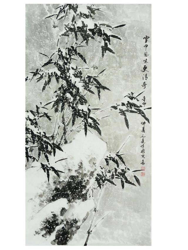 竹韵兰馨-画家李永亮作品赏析