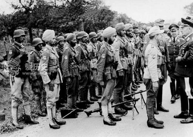 身穿纳粹军服的印度士兵曾想组建德械师赶走英国