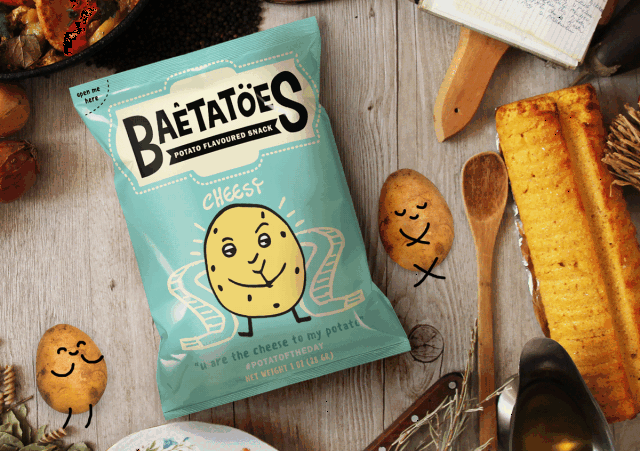 你是我见过的最调皮的土豆-薯片趣味食品包装设计