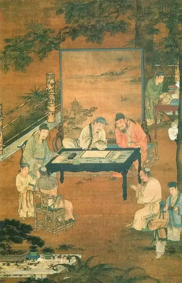 史载宋高宗"陶冶圣性,恬养道真,所乐者,文章,琴,棋,书,画而已.