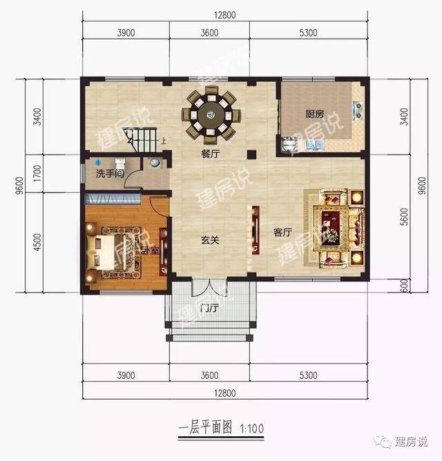 8米;进深:9.6米,占地面积:122.06平方米,建筑面积:331.16平方米.