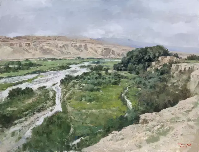 "嬗变——新疆青年油画展"获奖作品及评委作品