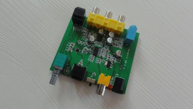 同轴转光纤 dts spdif转3.5 数字转模拟转换器