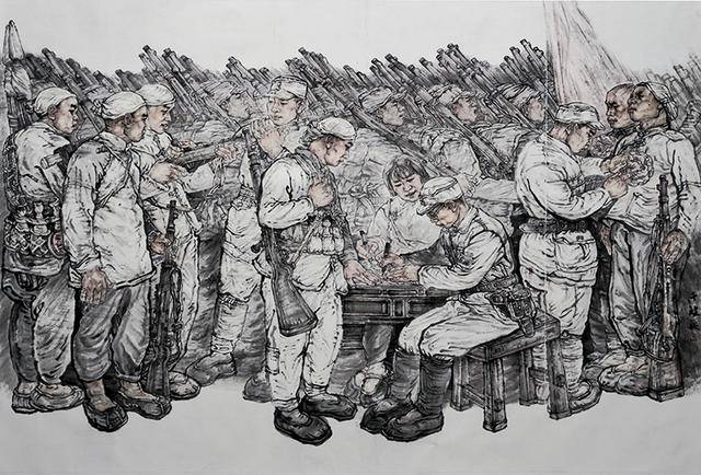 纪念红军长征胜利80周年全军美术作品展览,上海美术大展"白玉兰"二等