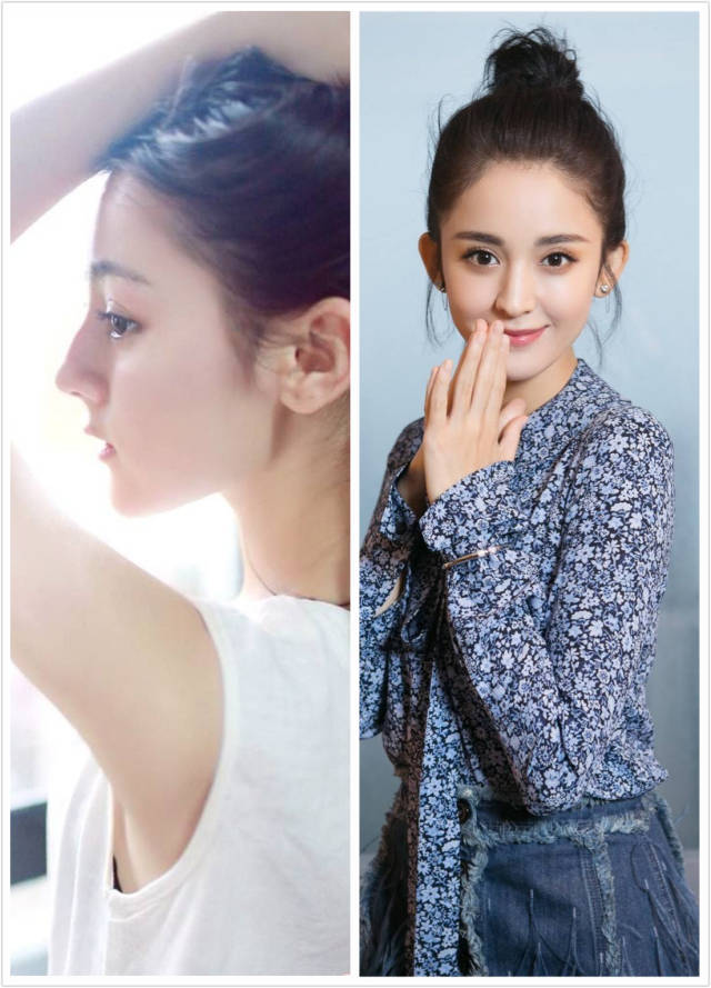 撞脸的两位新疆女孩 迪丽热巴 古丽娜扎