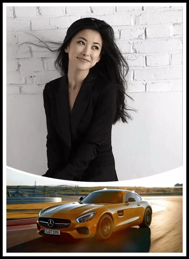 每日豪车美女:梅赛德斯-amg gt vs 知性气质美女