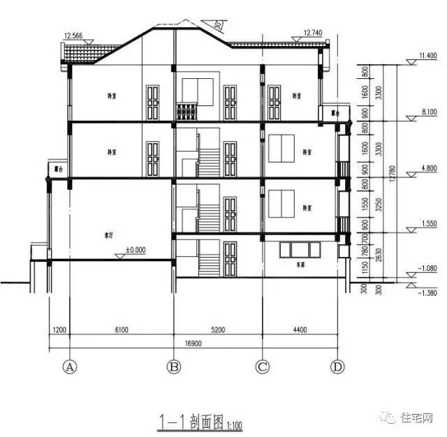 这套别墅文雅精巧,270度观景凸窗,内外情景交融