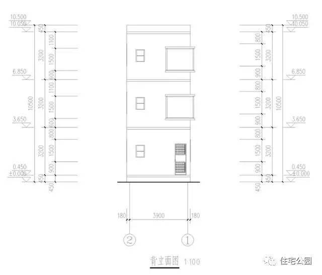 农村宅基地房挤房怎么建房?4米面宽自设计户型