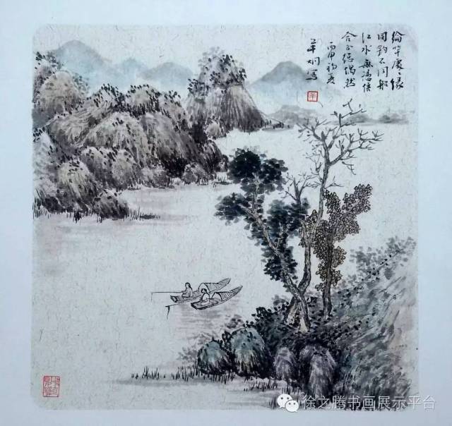 诗情画意——羊炯拟古山水画及题诗20品