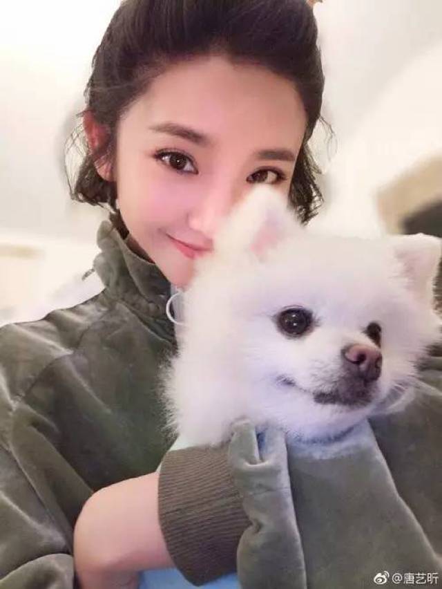 张若昀唐艺昕公布恋情为什么要放张狗的照片?