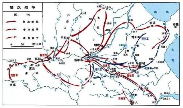 如果在垓下之战时,汉军全部兵力有60万人,那分给他们的土地足有3亿1