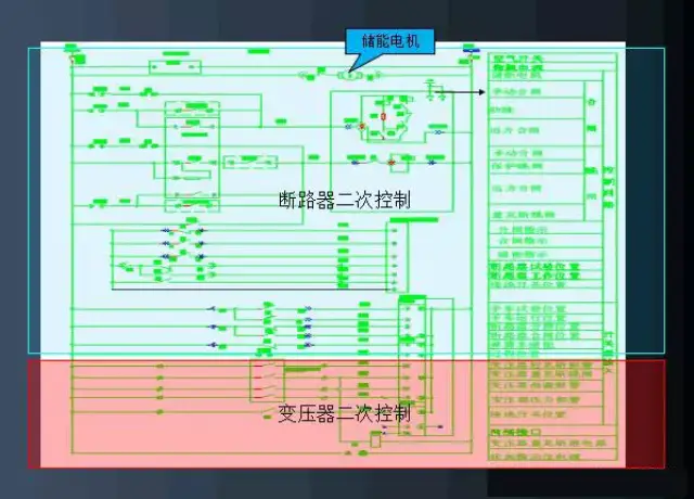 高压"变压器"柜二次控制图