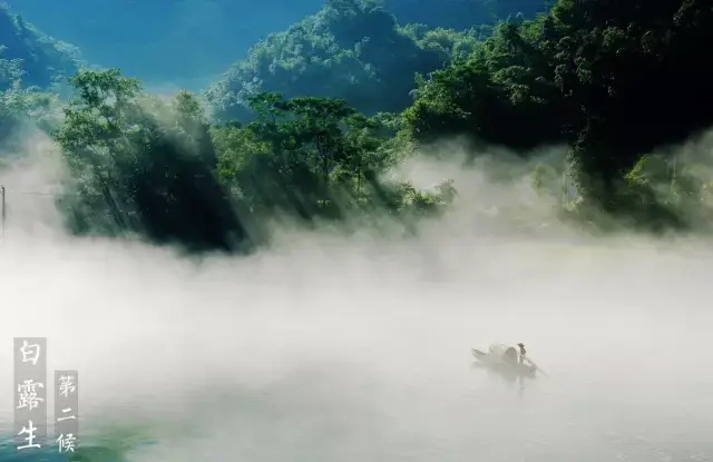 【立秋二候:白露生】立秋之后,茫茫白露生,晨起有略微寒意.