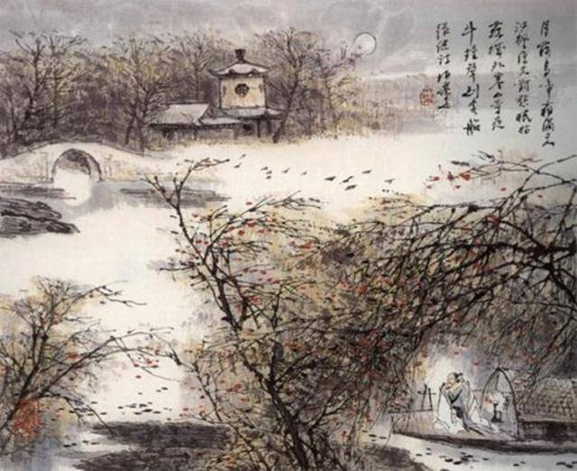 月落乌啼霜满天:)