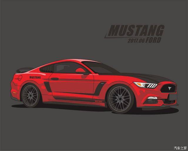 设计师暴改福特野马mustang 这样的汽车涂装太野了