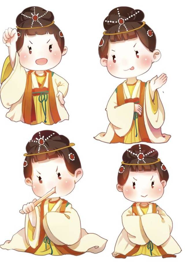 以q版手绘形式进行人物元素提取——王熙凤