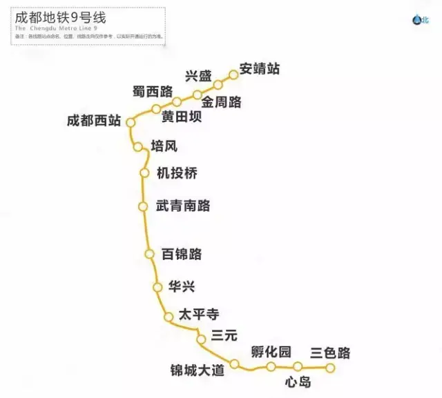 地铁1号线 ▽ 站点为大概2024年线路走势图,包含多期 1-18号线中11