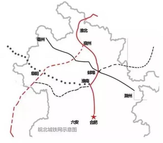 强化环境影响跟踪监测 皖北城际铁路网 皖北城际铁路网规划范围