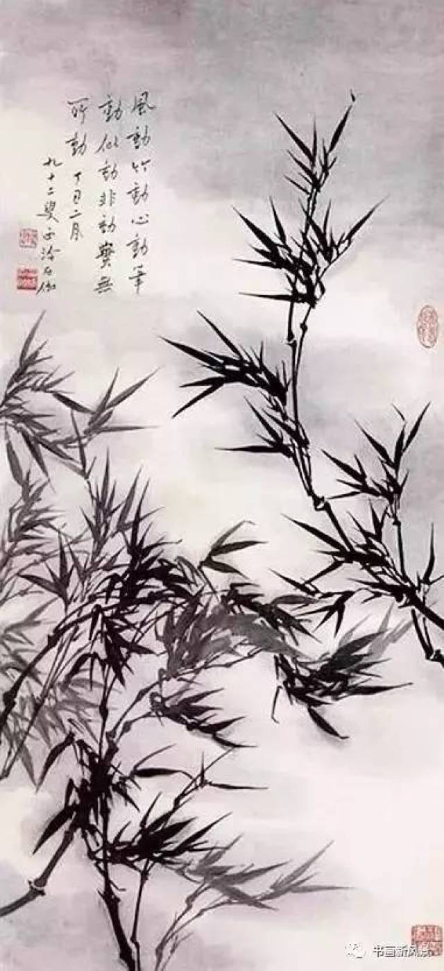 申石伽(1906-2001),别署西泠石伽,现当代著名国画家,擅山水,墨竹,所作