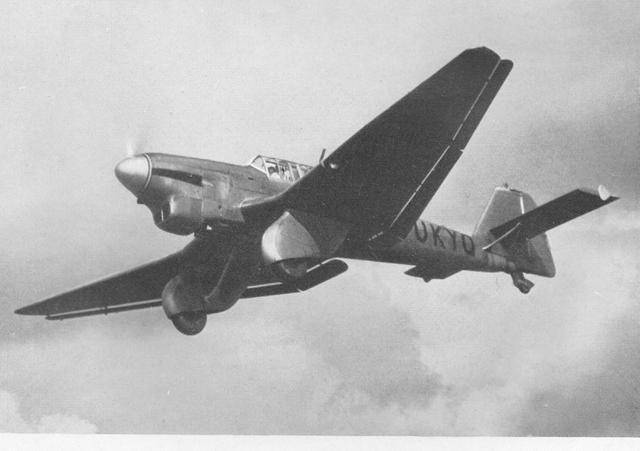 二战战机 之 德国ju-87"斯图卡"俯冲轰炸机