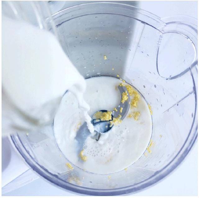 辅食:奶香小米鸡蛋饼 口感软糯 容易消化 锻炼宝