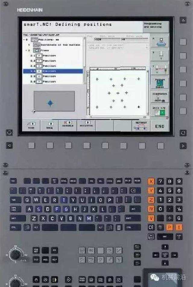 heidenhain的itnc 530控制系统是适合铣床,加工中心或需要优化刀具