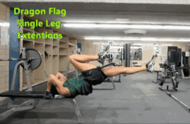 龙旗训练教学—坚持练习龙旗2个月,腹肌前后变化惊人!