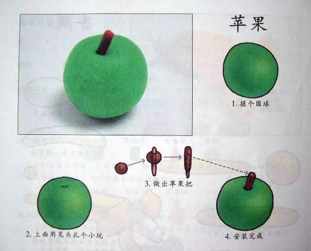 幼儿园粘土小手工