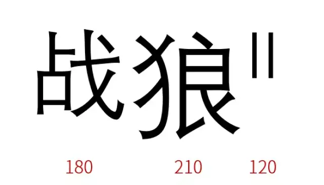 只需三步!《战狼2》霸气十足的文字制作轻松搞定