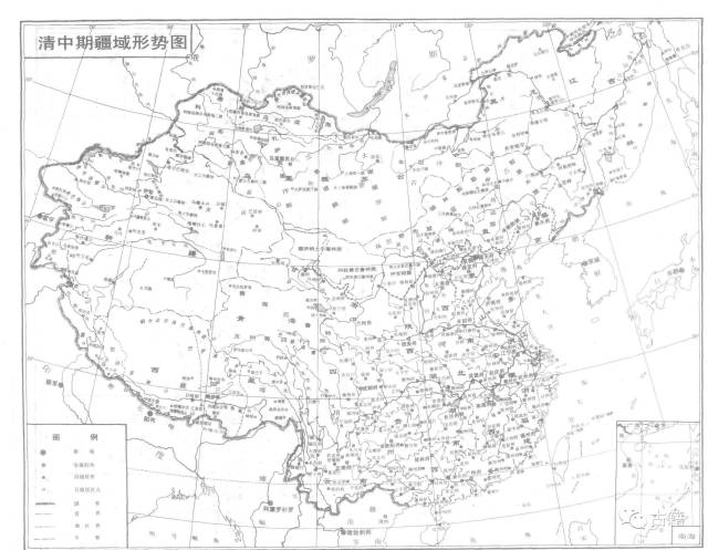 中国历代中心区域地图集