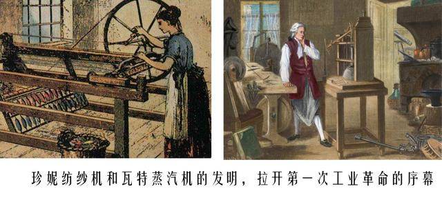 5年詹姆斯哈格里夫斯发明珍妮纺纱机,揭开了工业的序幕
