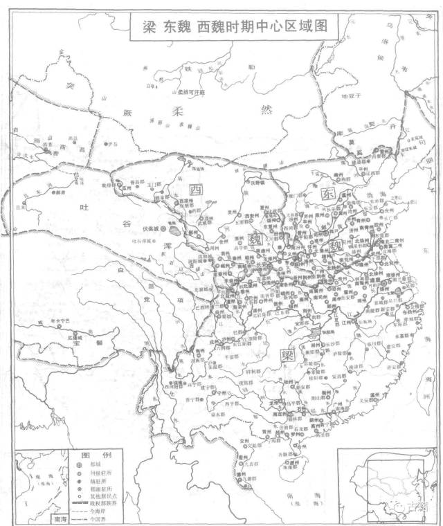 中国历代中心区域地图集