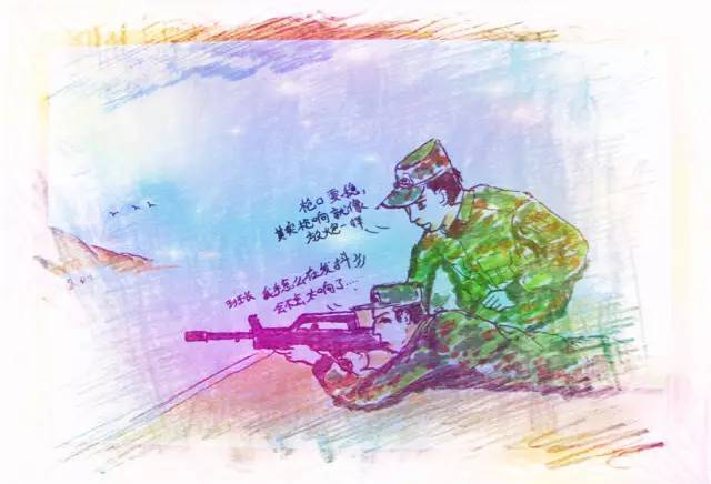 退伍季│手绘画记录的那些军旅往事